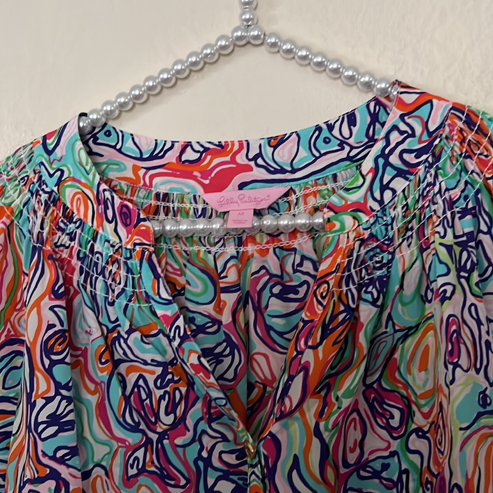 Lilly Pulitzer Elsa - rare pattern what a catch - Picture 3 of 7